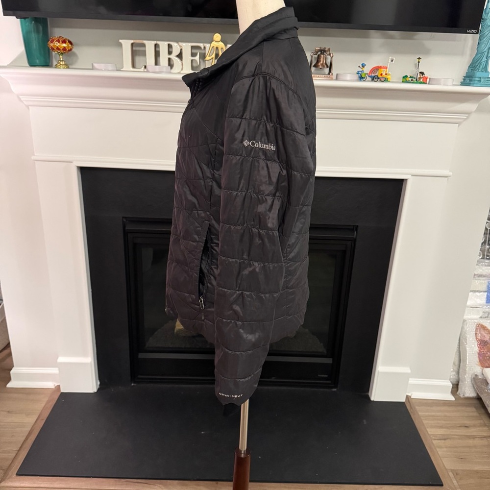🖤 Columbia Omni-Heat & Omni-Shield Black Puffer Jacket — Women’s Medium - Picture 8 of 16